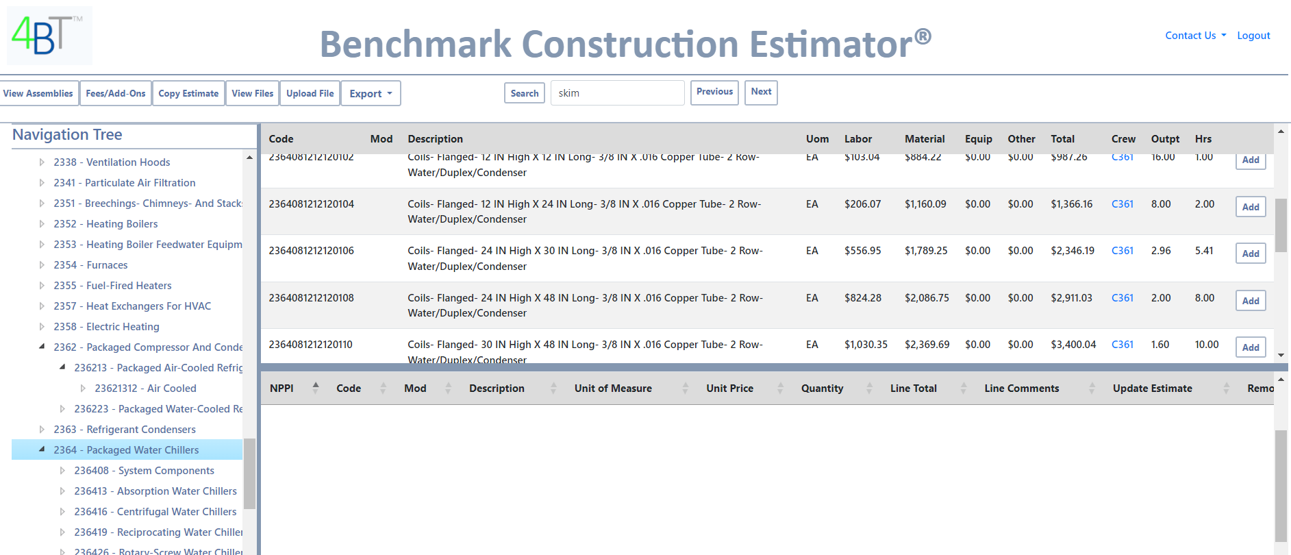 Improving Multi-Trade Construction Cost Estimates - Four BT, LLC
